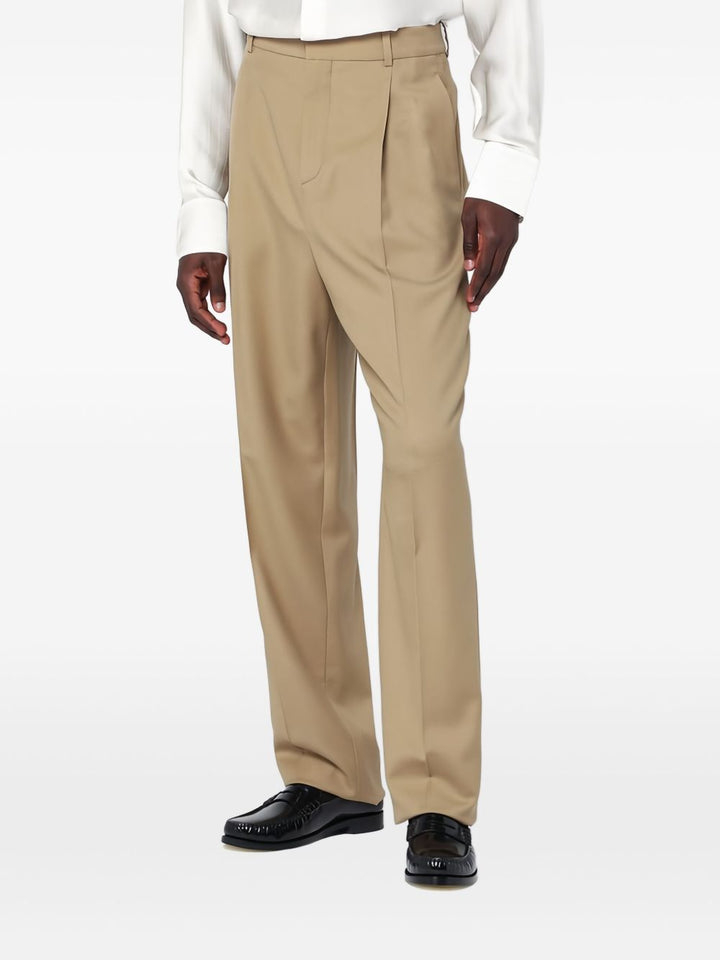 Saint Laurent Pressed-crease trousers