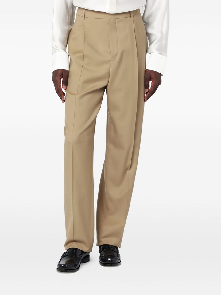 Saint Laurent Pressed-crease trousers