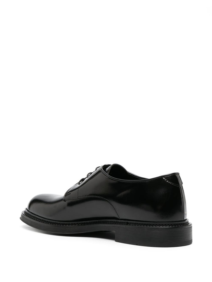 EMPORIO ARMANI EXCLUSIVE Derby shoes in buffed leather