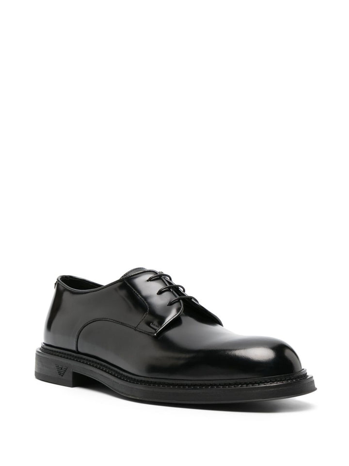 EMPORIO ARMANI EXCLUSIVE Derby shoes in buffed leather