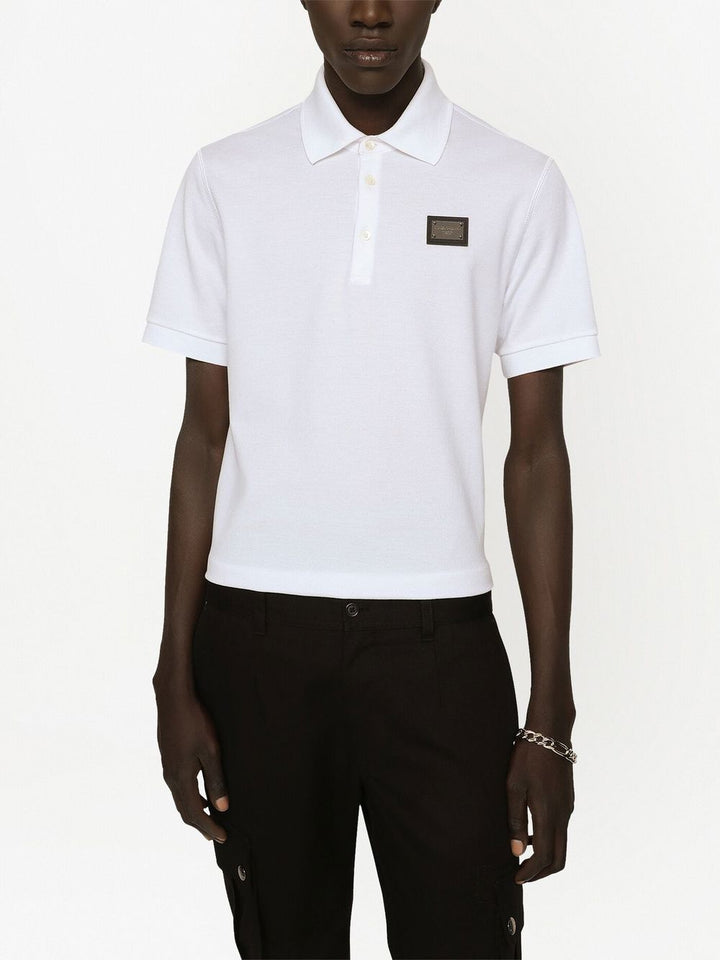 Dolce & Gabbana Logo cotton polo shirt
