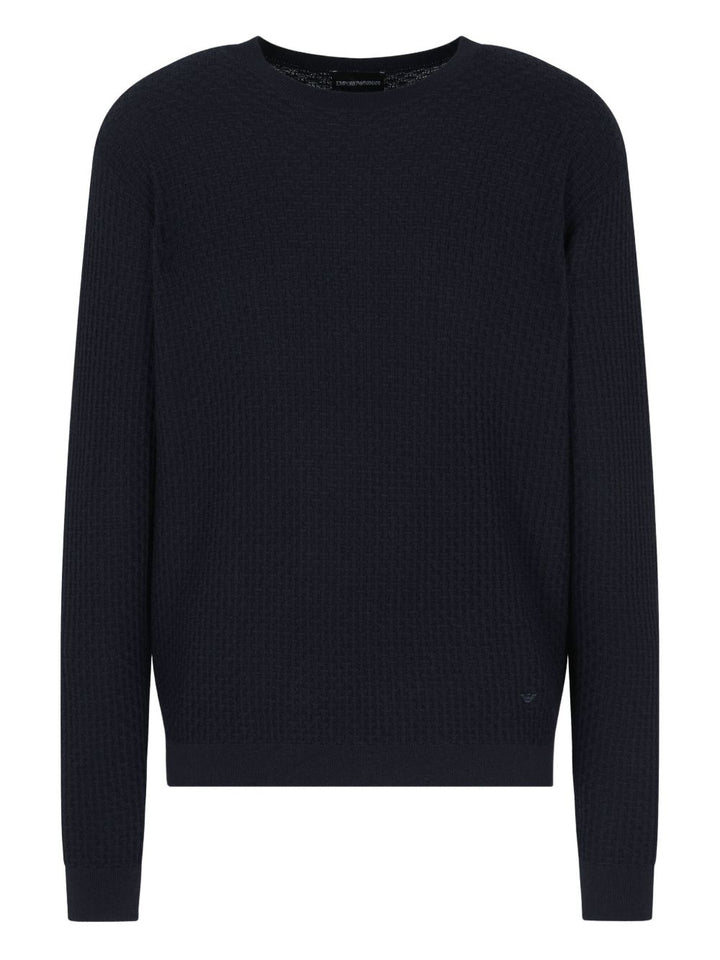 Emporio Armani Sweaters Blue