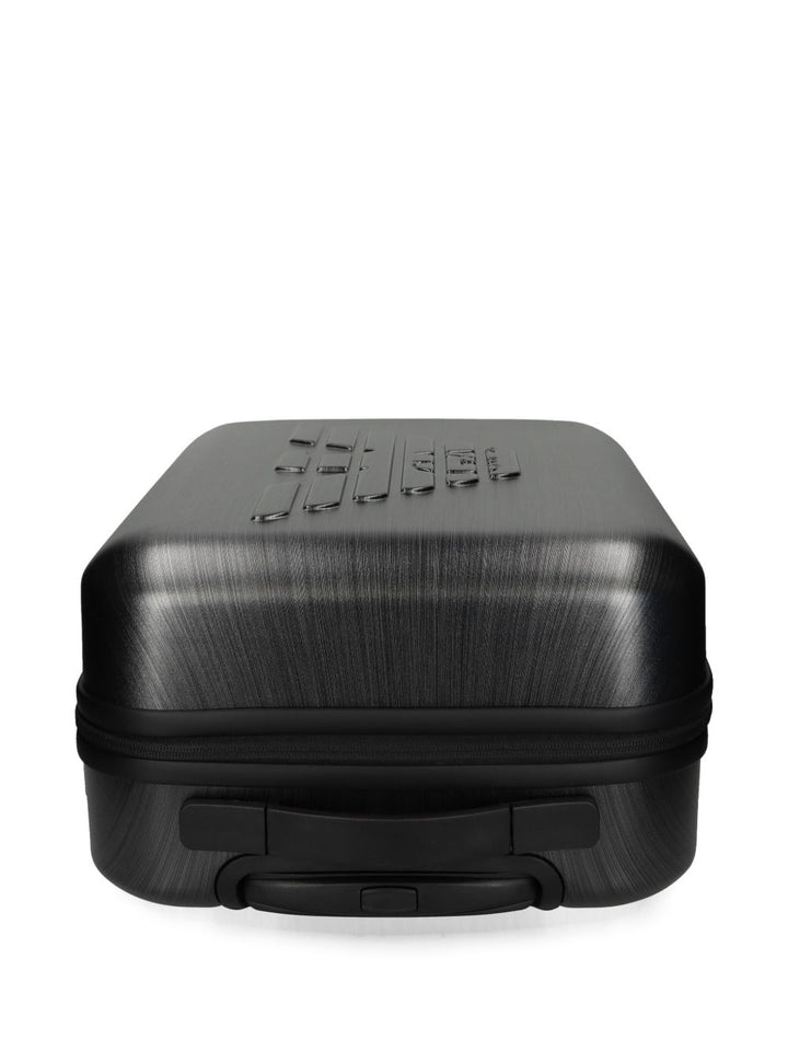 Emporio Armani ABS carry-on bag with oversized embossed eagle