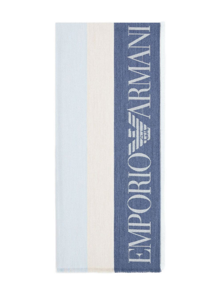 Emporio Armani Stole with multicoloured vertical bands