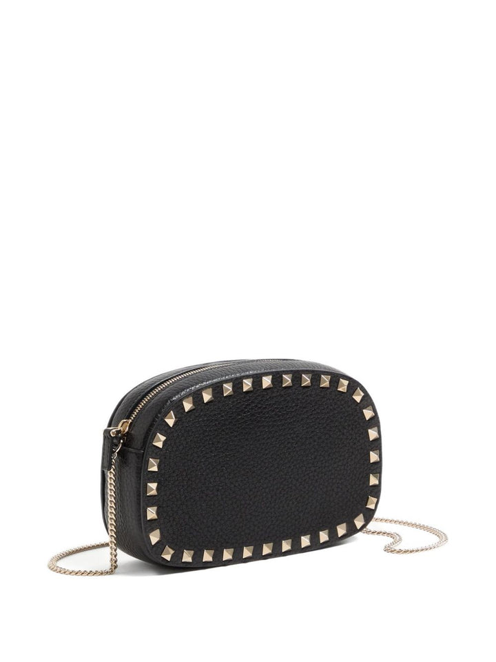 Valentino Garavani Mini Rockstud Shoulder Bag in Grainy Calfskin