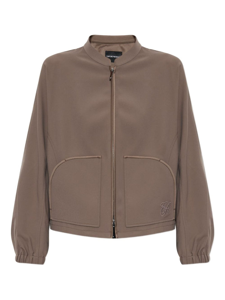 Emporio Armani Coats Dove Grey