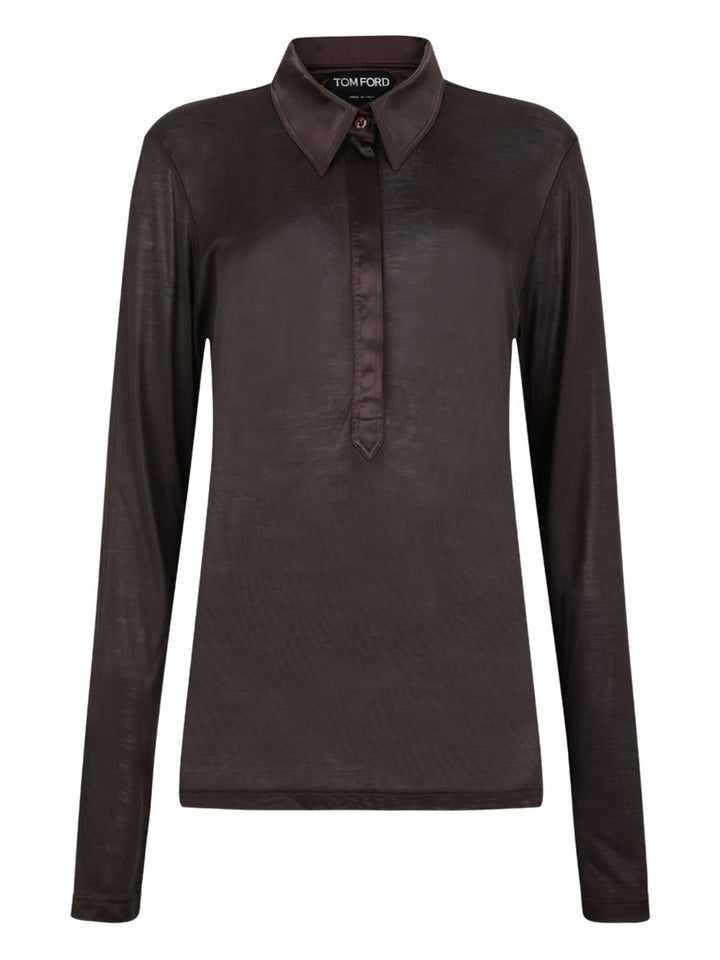 Tom Ford T-shirts and Polos Brown