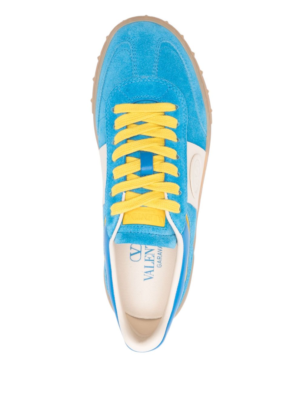 Valentino Garavani Low Top Upvillage Sneaker In Split And Nylon