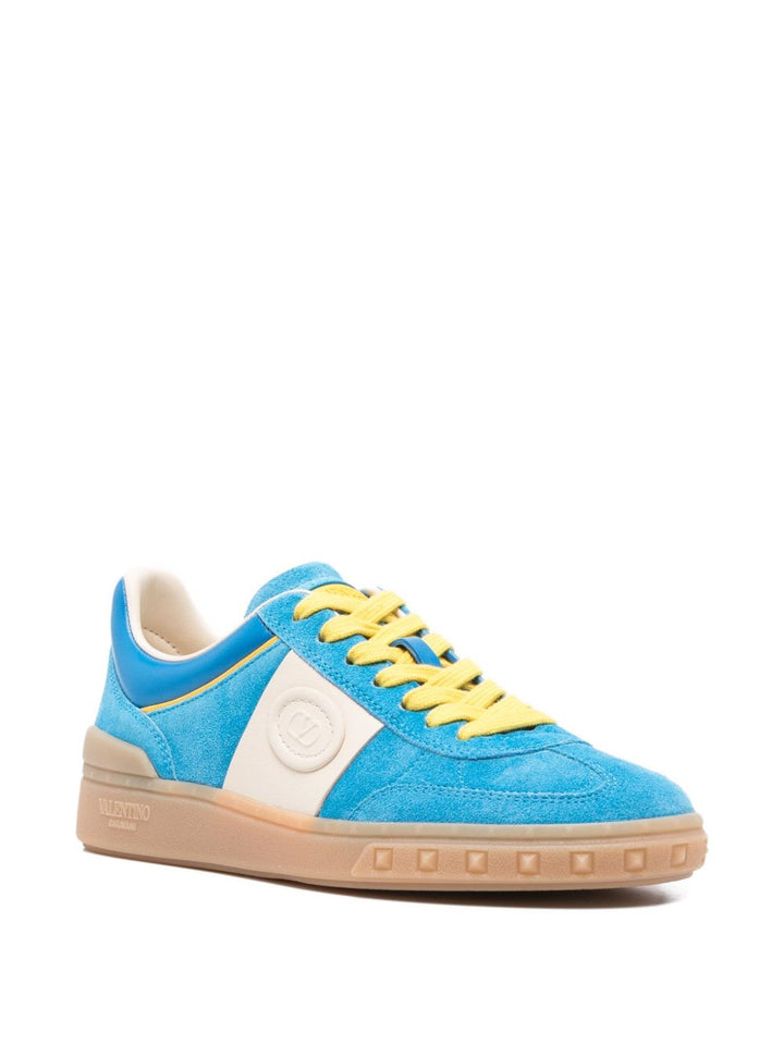 Valentino Garavani Low Top Upvillage Sneaker In Split And Nylon