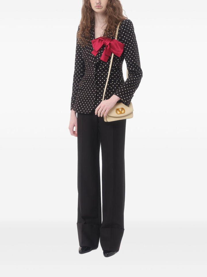 Valentino Garavani Vain Clutch in Shiny Calfskin