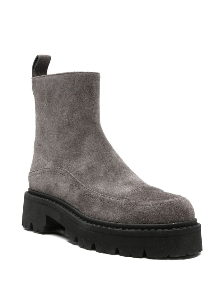 Emporio Armani Suede Ankle Boots