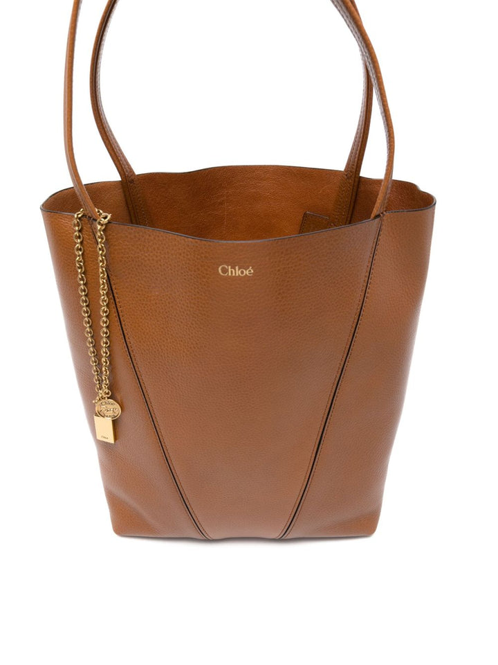 Chloé Spin medium leather tote bag