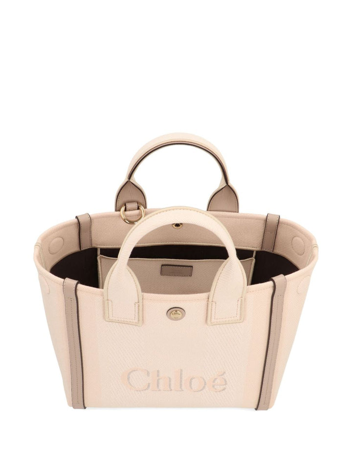 Chloé small canvas tote bag