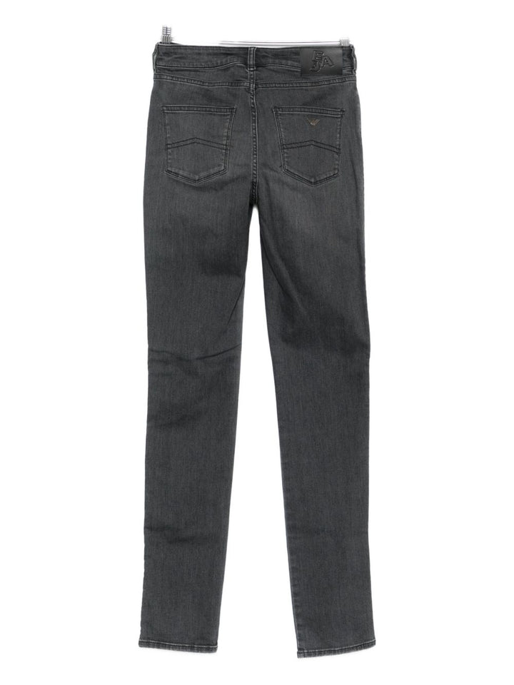 Emporio Armani Logo-detail straight-leg jeans
