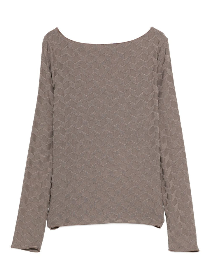 Emporio Armani Blouse with geometric pattern