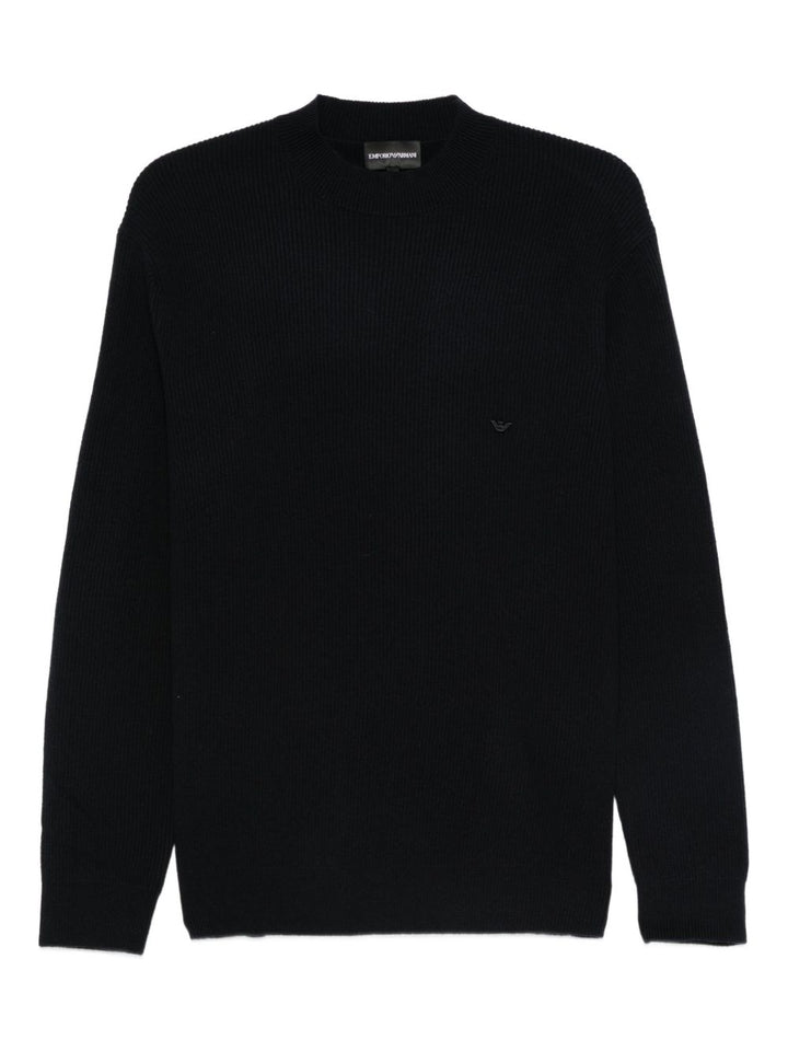 Emporio Armani Ribbed crew-neck sweater