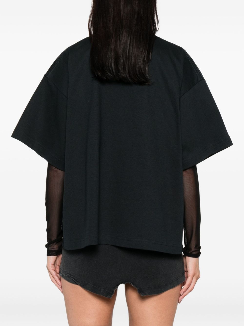 Balenciaga Nano Bb Cropped T-Shirt