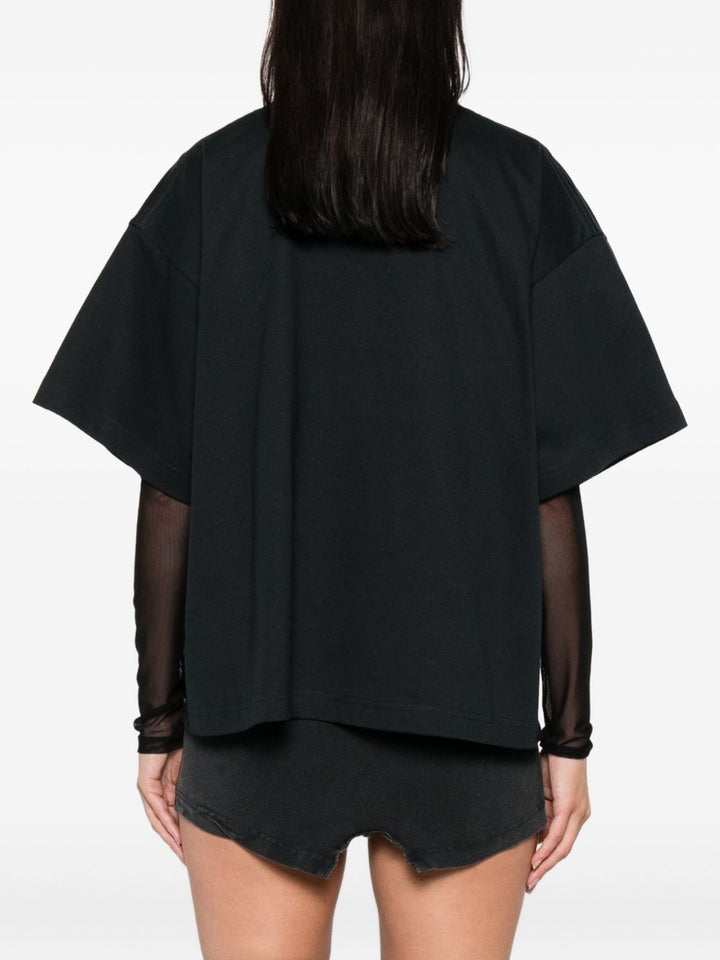 Balenciaga Nano Bb Cropped T-Shirt