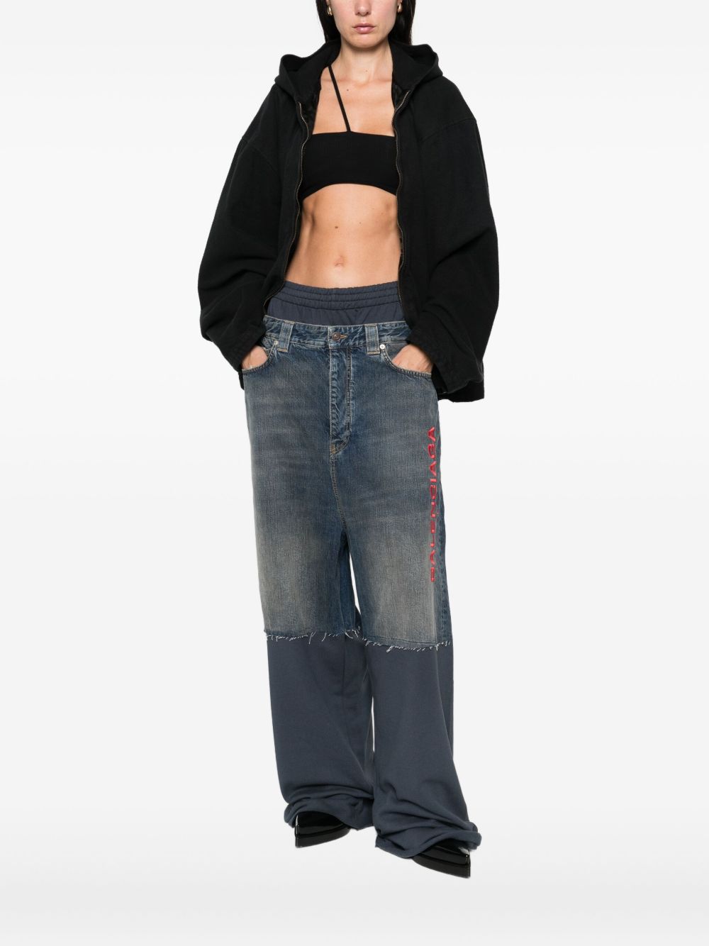 Balenciaga Jacket with hood and zip