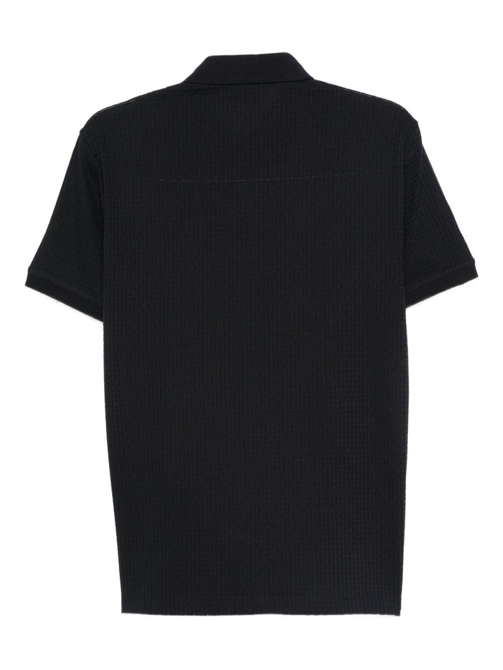 Emporio Armani Short-sleeved cotton polo shirt