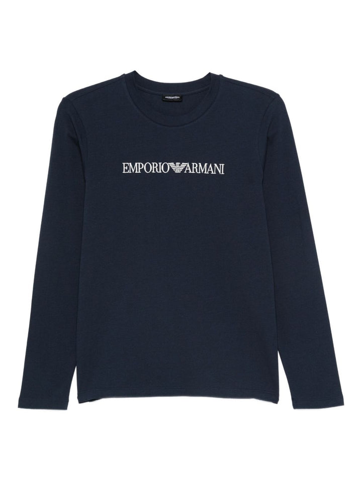 Emporio Armani Long-sleeved top with logo