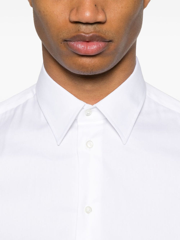 Emporio Armani Logo-embroidered shirt