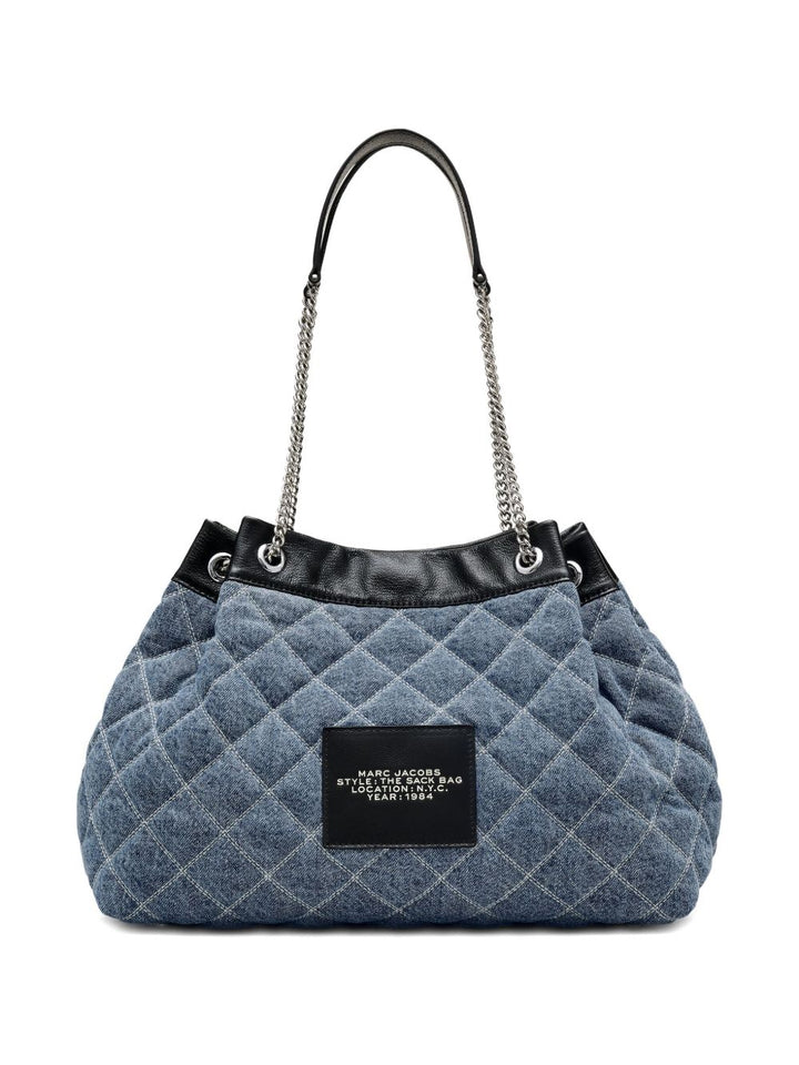 Marc Jacobs The Quilted Denim Large Chain Sack Bag