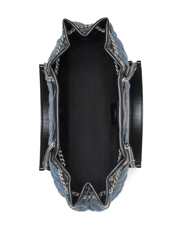 Marc Jacobs The Quilted Denim Chain Sack Bag