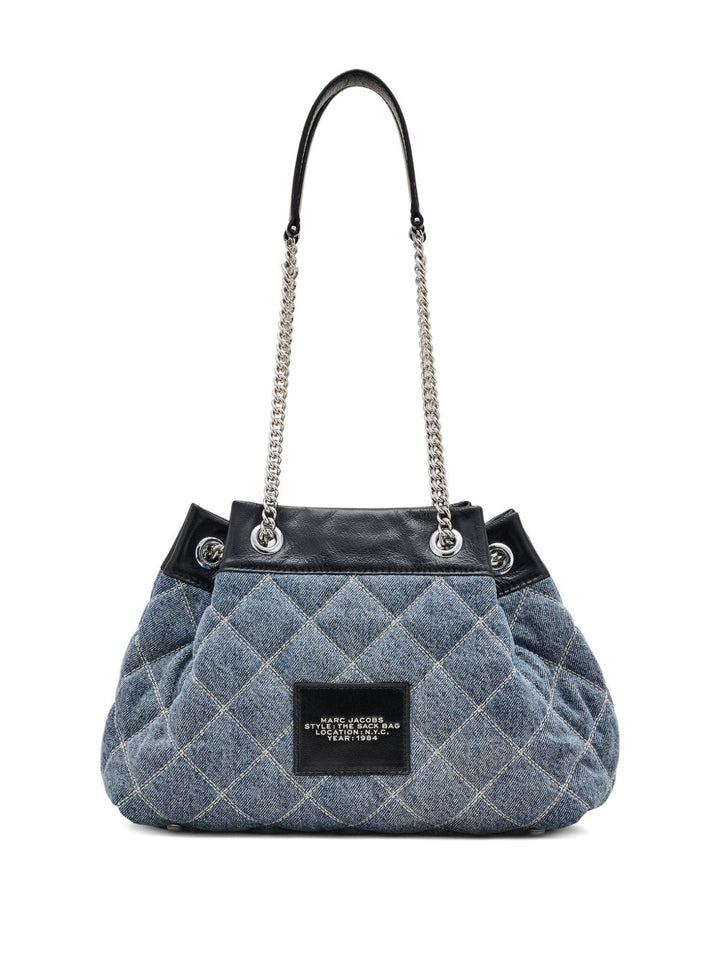Marc Jacobs The Quilted Denim Chain Sack Bag