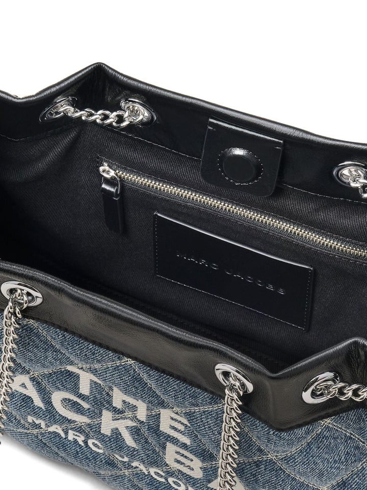 Marc Jacobs The Quilted Denim Chain Sack Bag
