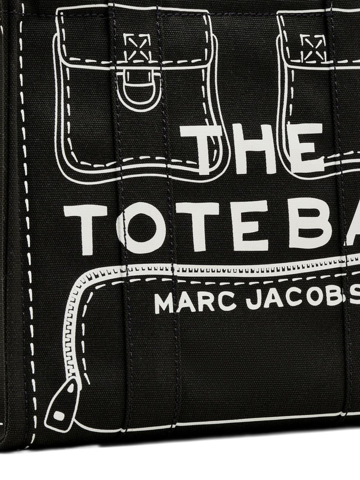 Marc Jacobs The Trompe L'Oeil Cargo Canvas Medium Tote Bag