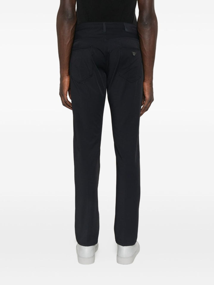 Emporio Armani Trousers with logo plaque
