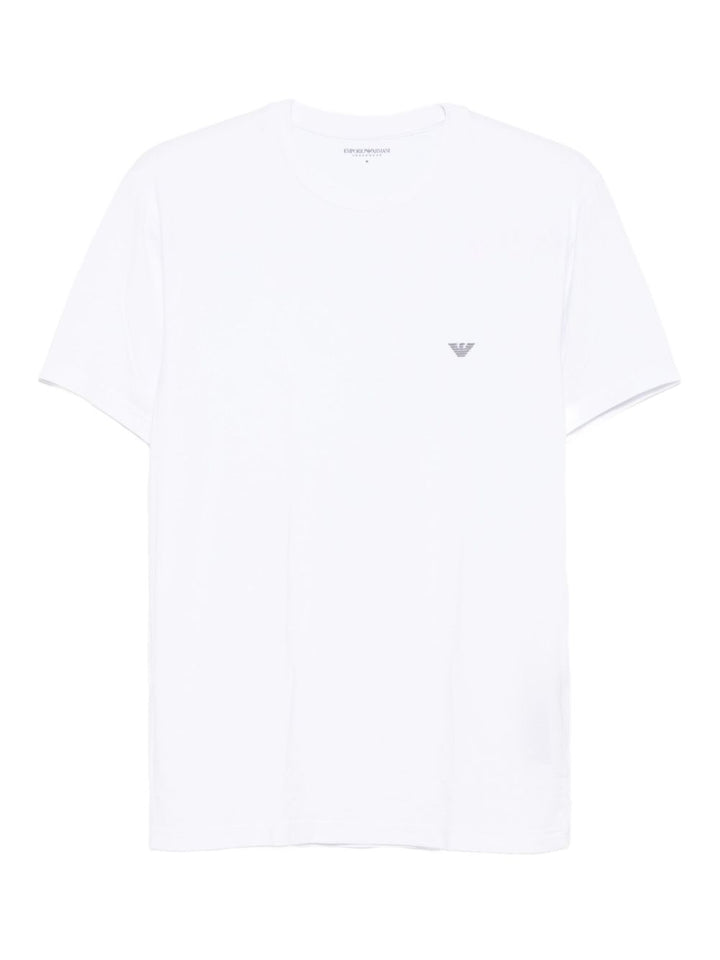Emporio Armani Fitted loungewear t-shirt in soft modal