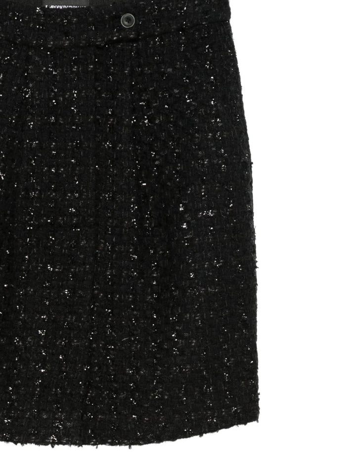 Emporio Armani Tweed sequin mini skirt