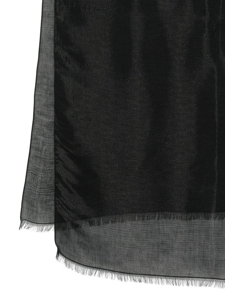 Emporio Armani Scarfs Black