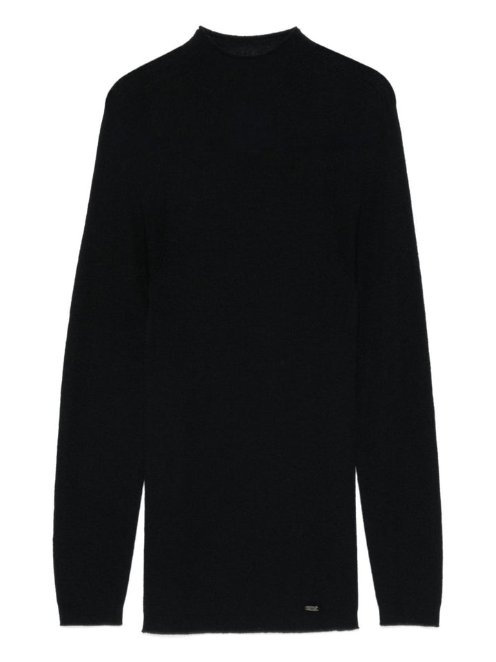 Emporio Armani Mock-neck wool sweater