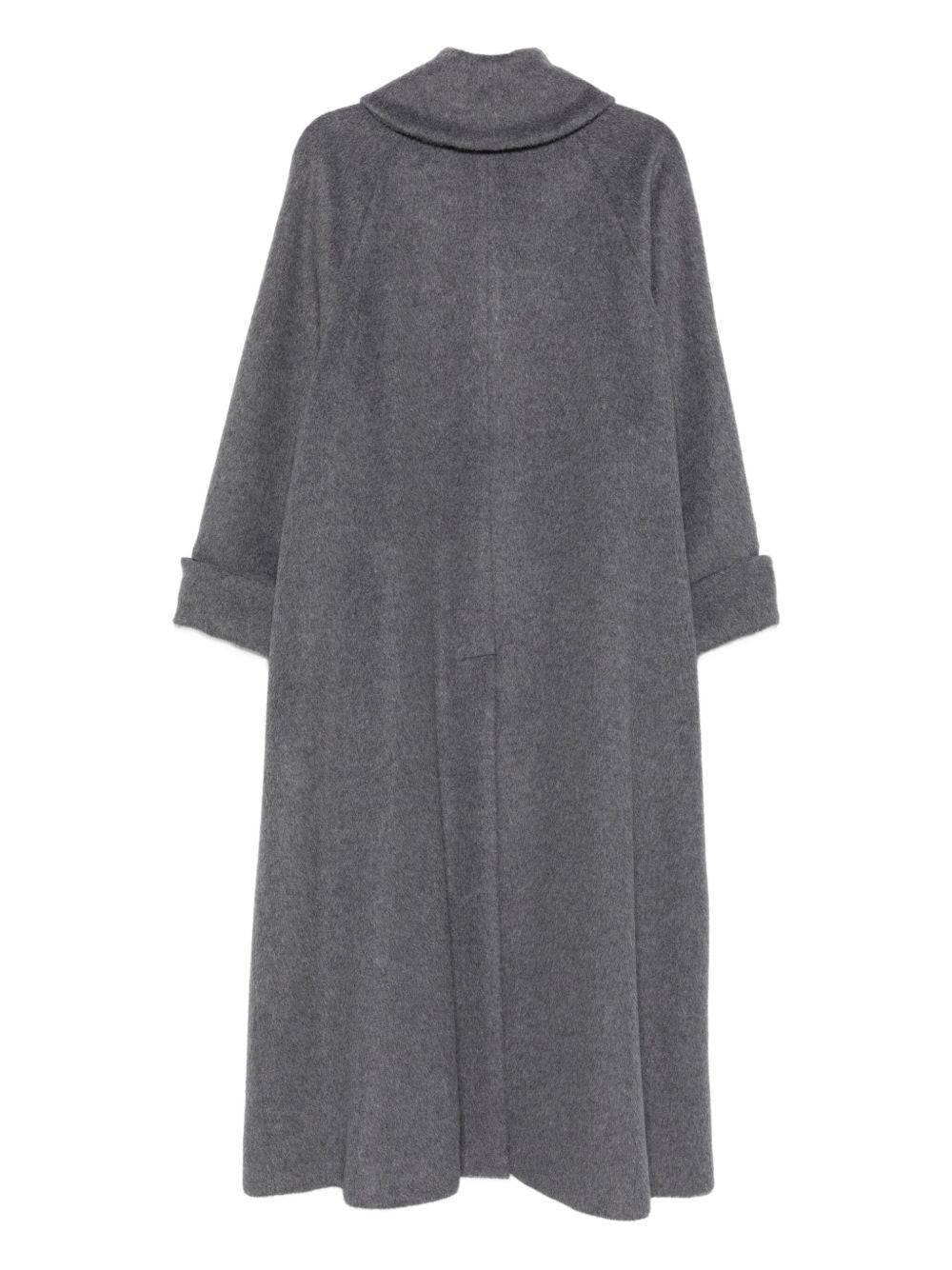 Emporio Armani Icon Long Alpaca Wool Beaver Coat