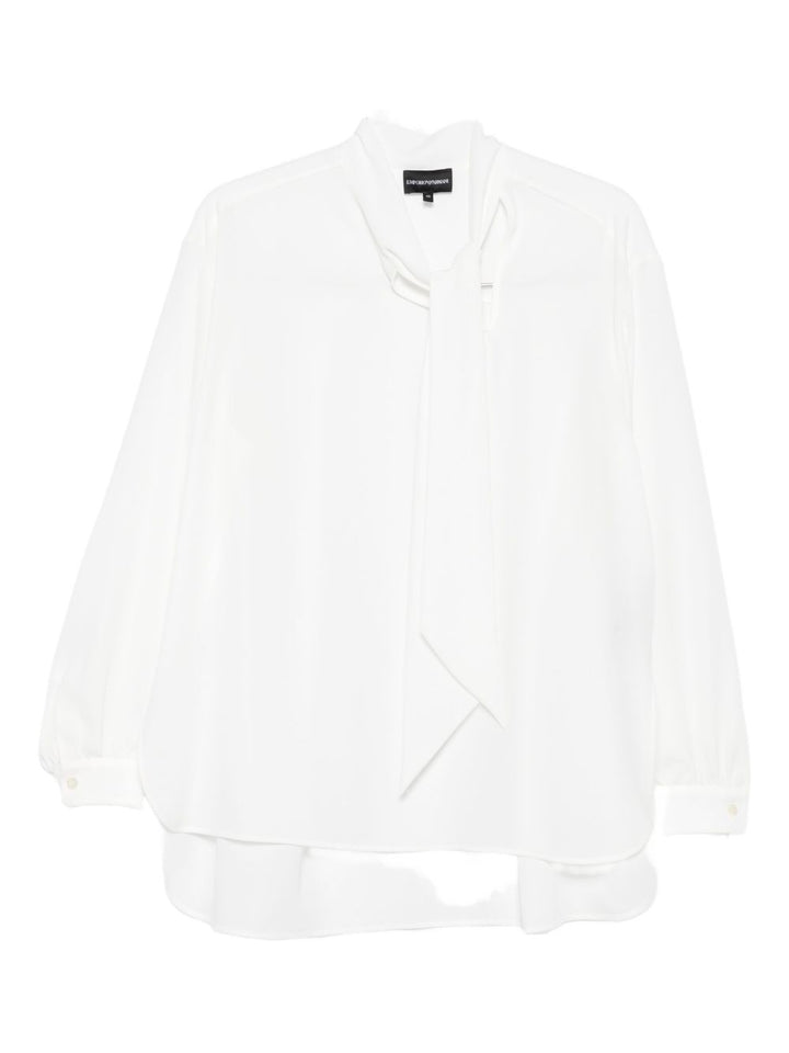 Emporio Armani Neck-tie blouse