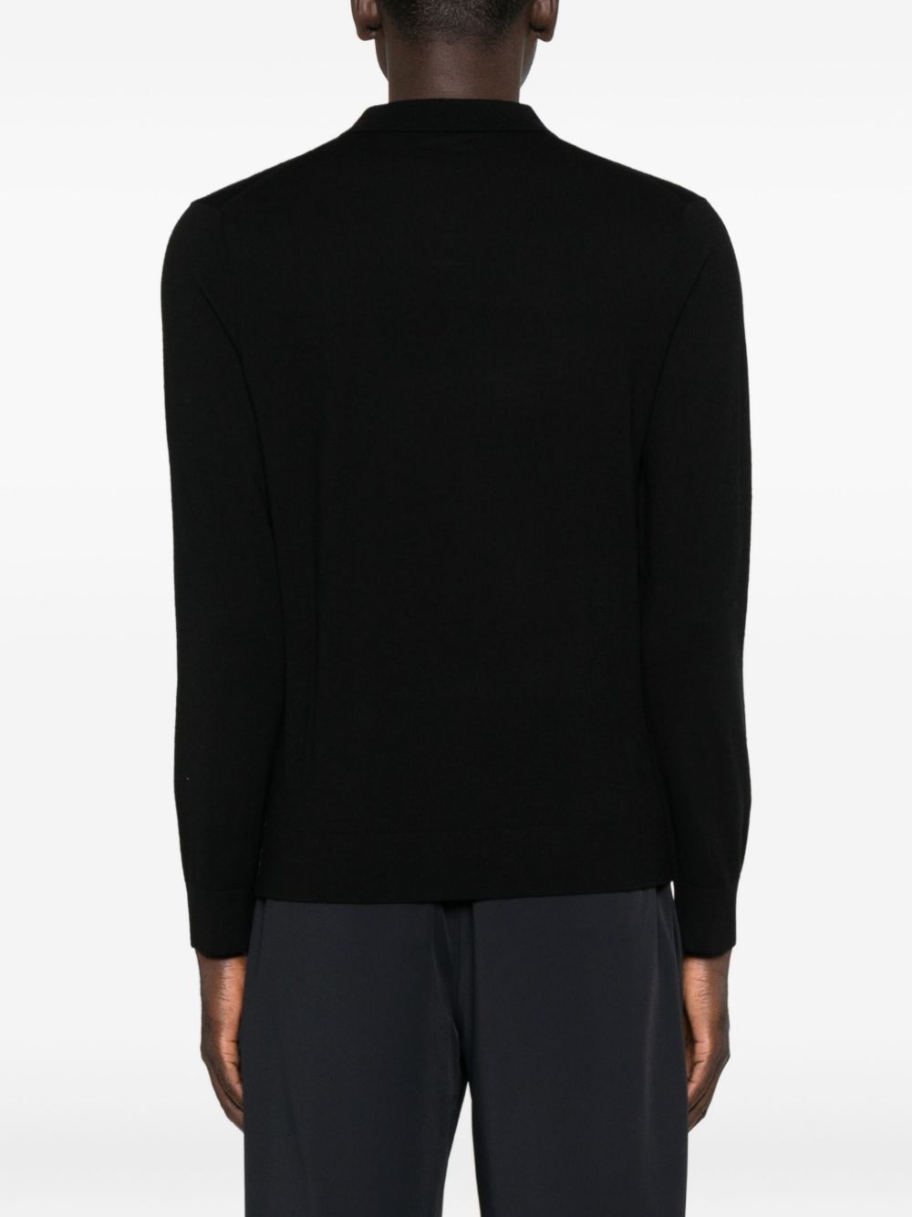 Emporio Armani Polo-neck long-sleeve sweater