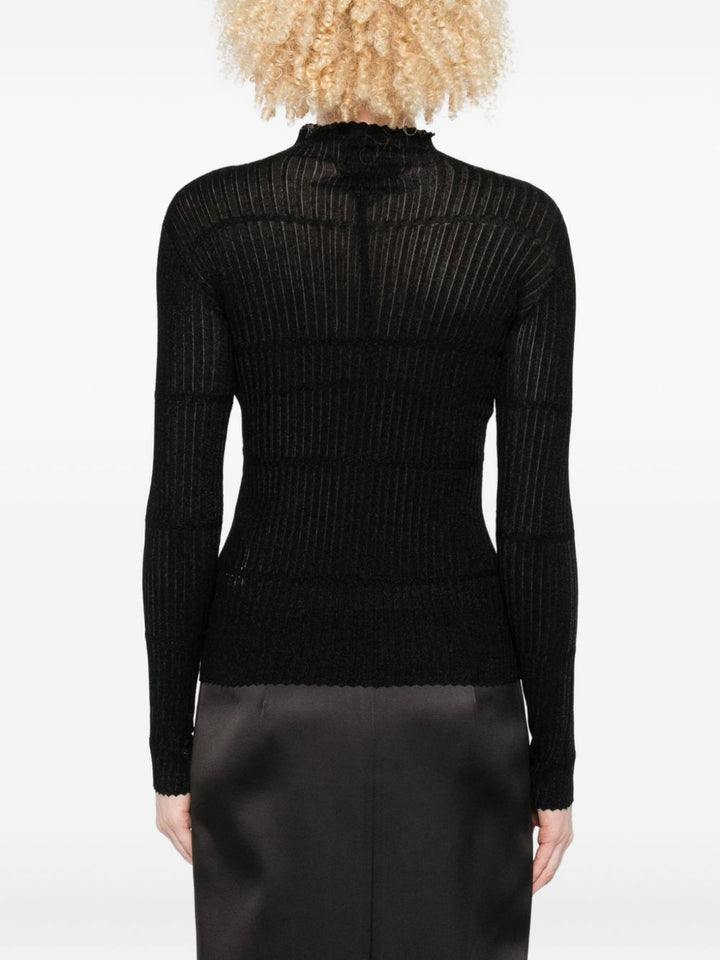 Emporio Armani Rib-knit high-neck sweater
