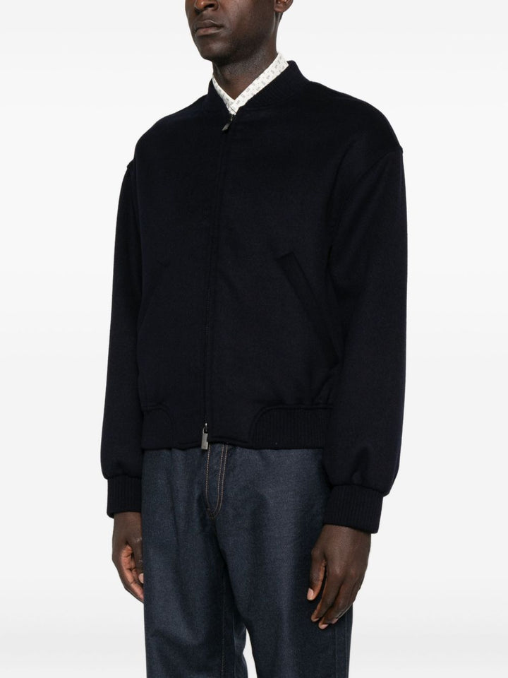 Emporio Armani Zip-front bomber jacket