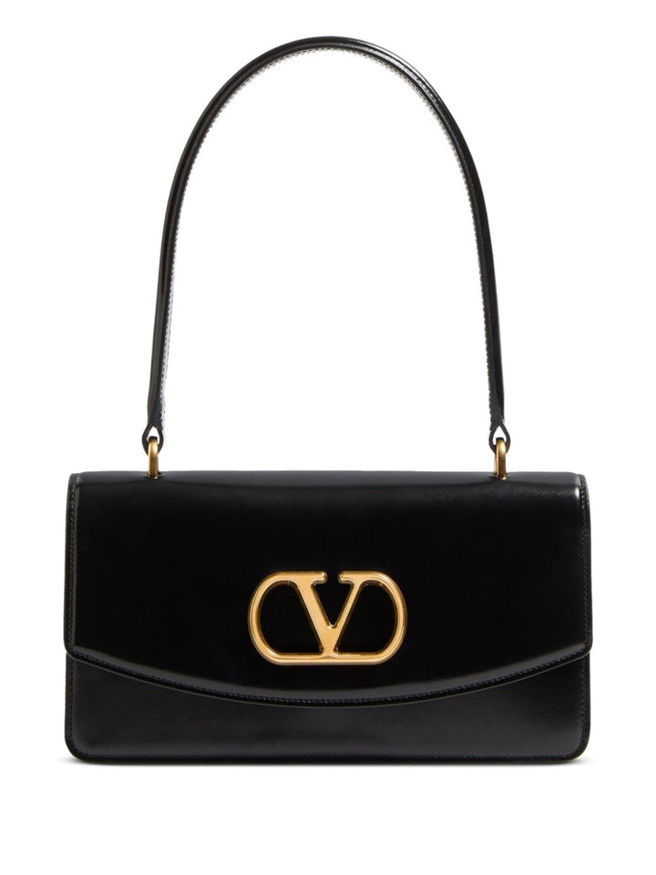 Valentino Garavani Vain Glossy Calfskin Handle Bag