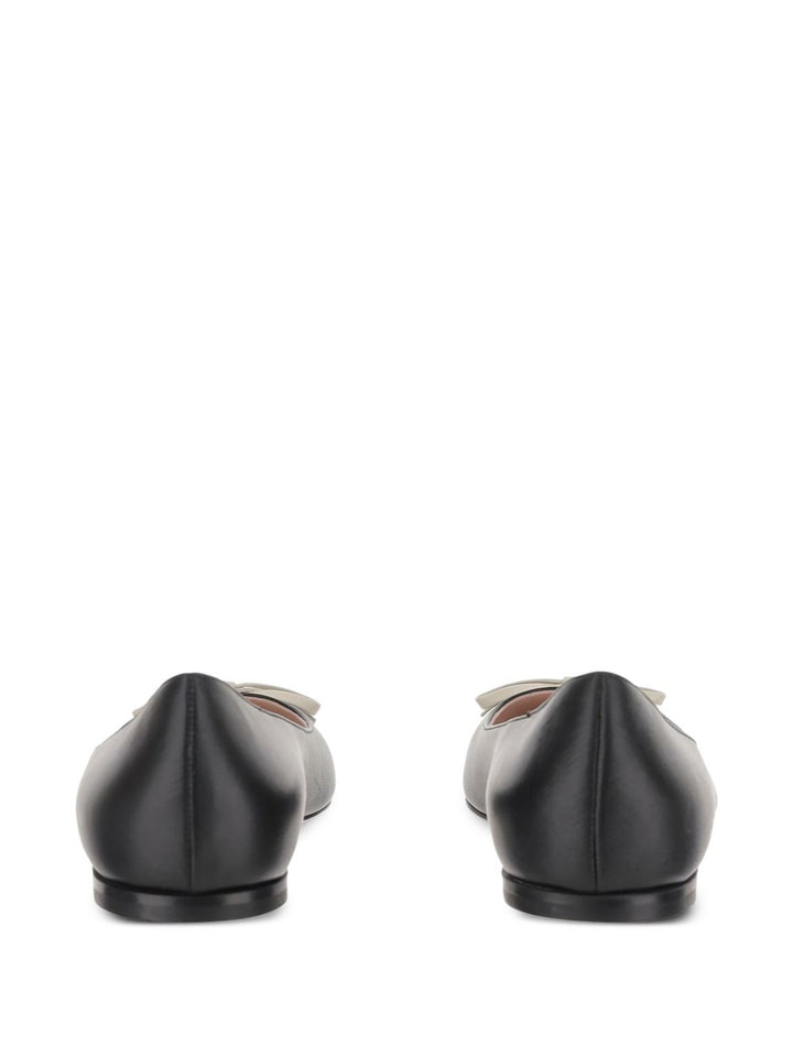 Valentino Garavani Bepointy leather ballet flats