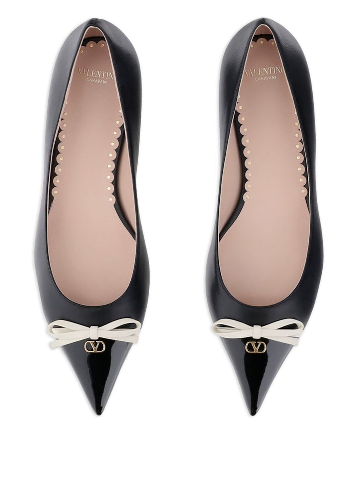 Valentino Garavani Bepointy leather ballet flats