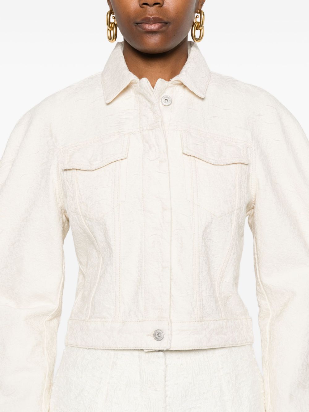 JACQUEMUS Coats White