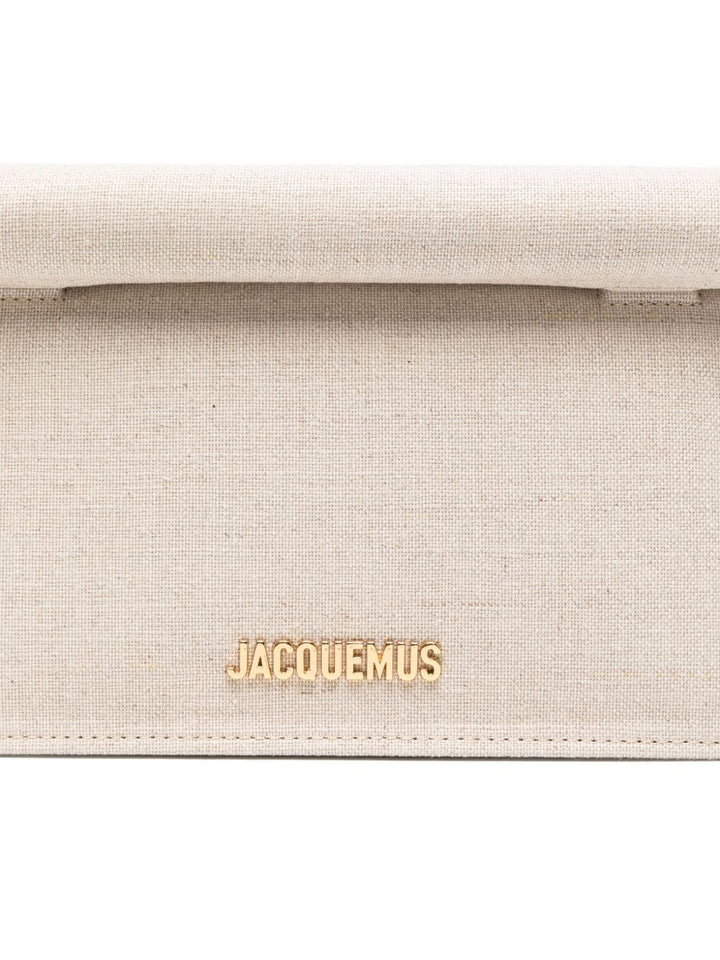 JACQUEMUS Rond Carré canvas clutch