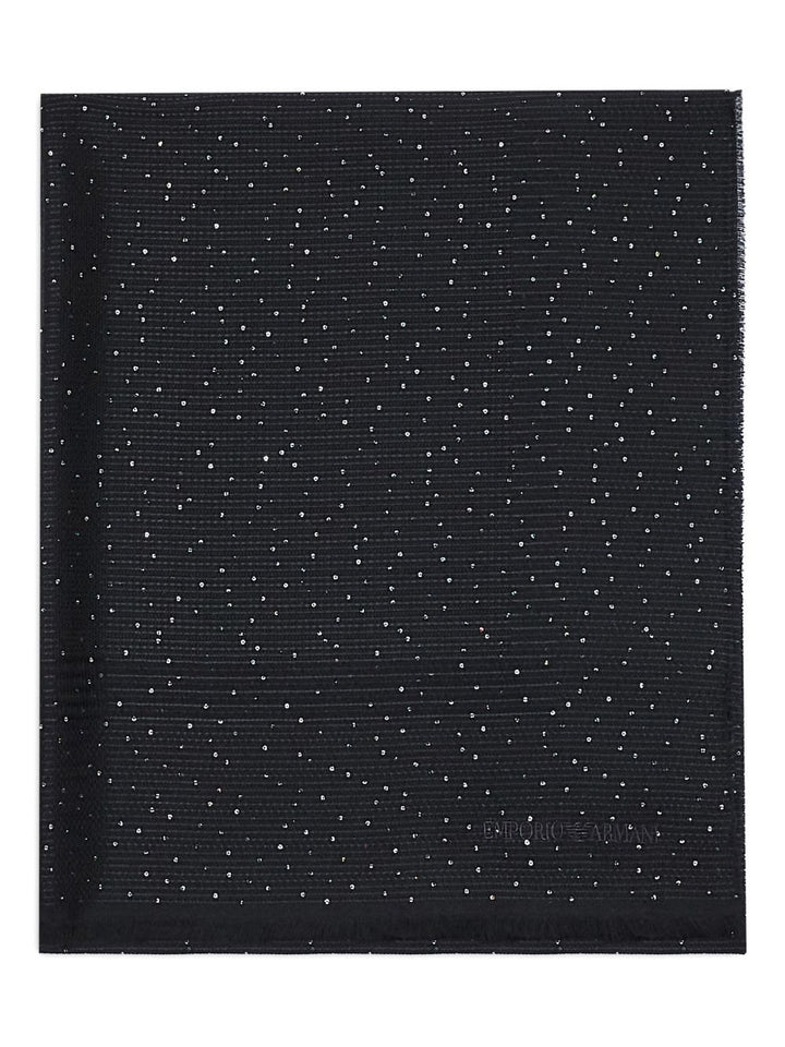 Emporio Armani Scarfs Black