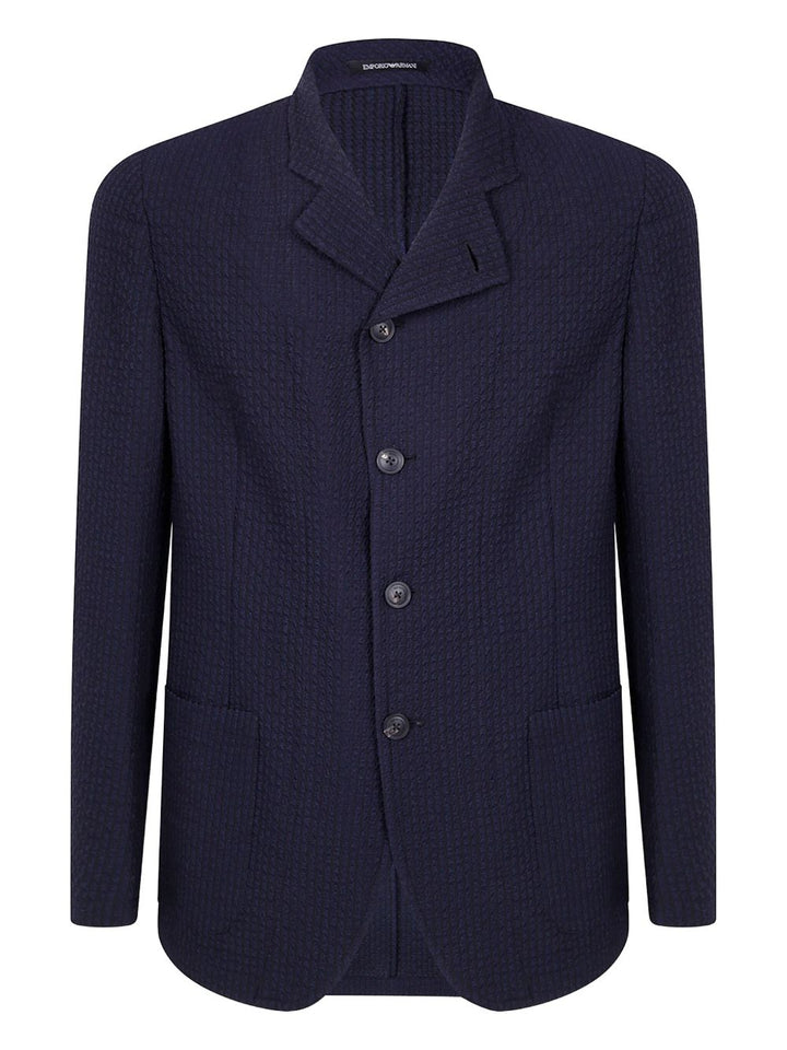 Emporio Armani Textured wool jacket