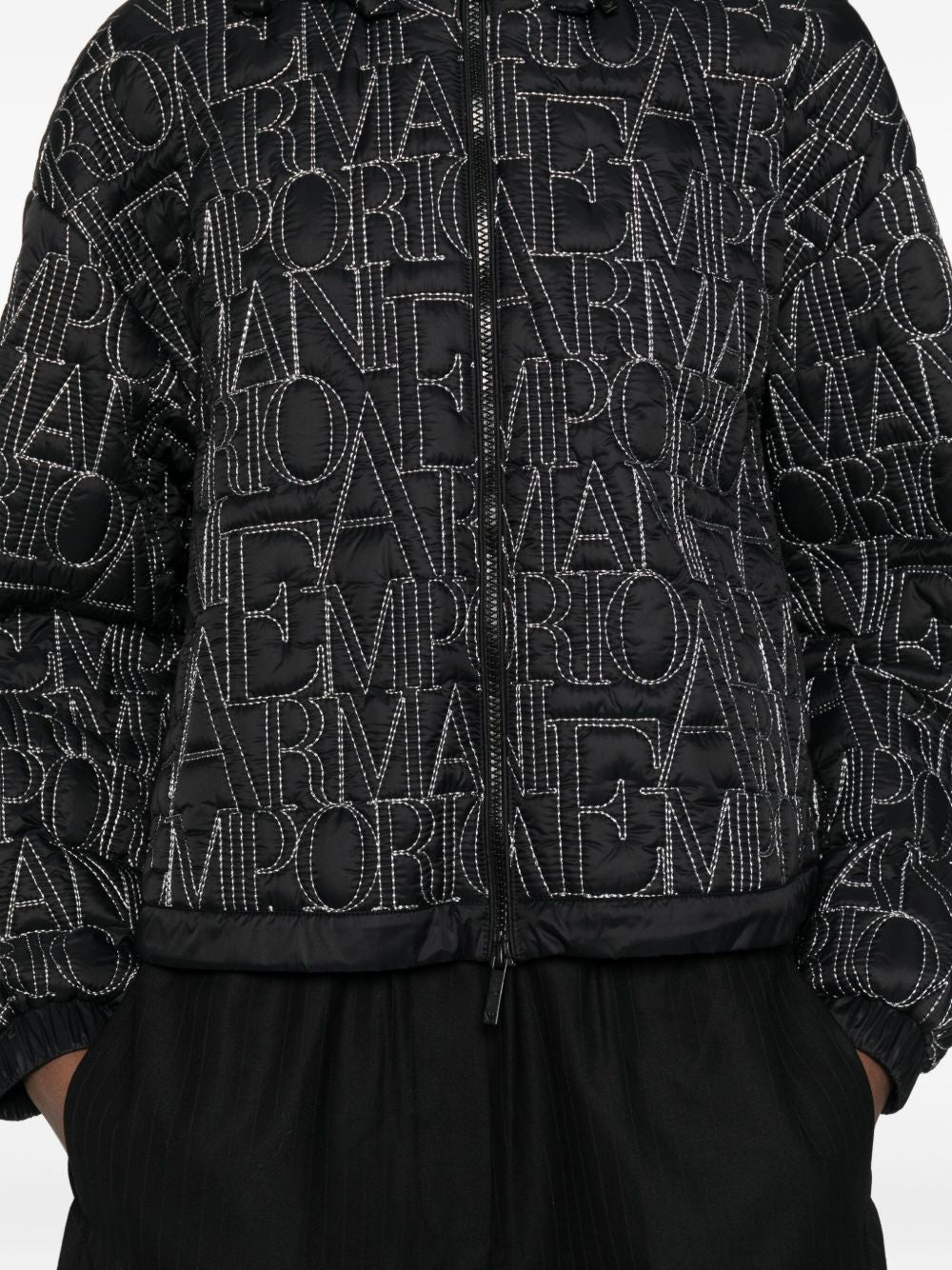 Emporio Armani Coats Black