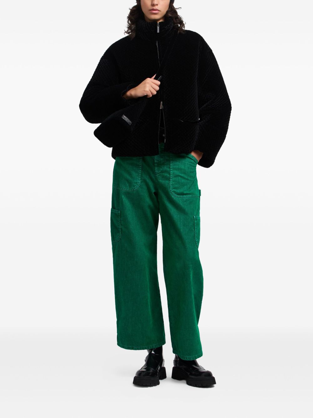 Emporio Armani Coats Black